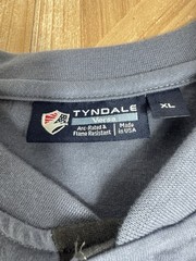 Tyndale FRC Shirt Mens XL Blue Versa Long Sleeve Flame Resistant CAT2 NFPA 2112