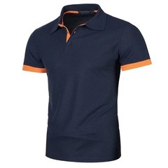 Summer Mens Short Sleeve Polo Shirts Lightweight Lapel Streetwear Breathable .