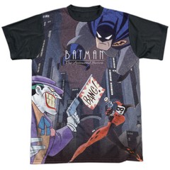 Batman The Animated Series Bounce Adult Costume T Shirt (Black Back), S-3XL