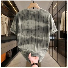 Men Luxury Fashion Trendy Star Ripped Hole Casual Summer Streetwear T-Shirt