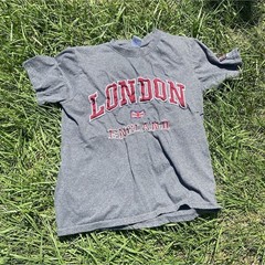 MB International Apparel LTD London Graphic Gray Men’s S T-Shirt