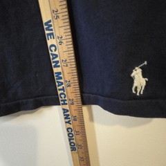 Polo Ralph Lauren Logo Pony T-Shirt Mens L Large Spellout Custom Slim Fit Tee
