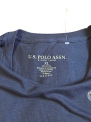 U.S. Polo Assn. USPA 03 Navy Blue Graphic T-Shirt Size XL