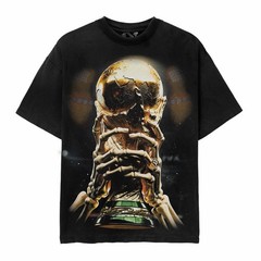 Evil Vice World Cup T-Shirt XL Black Soccer Trophy Skull Godspeed HELLSTAR NWT