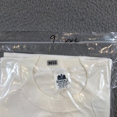 vtg stafford shirt mens XXL white blank tee single stitch