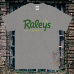 Black/White/Gray/Navy T-Shirt Raley’s Supermarkets Made In USA Size S to 5XL