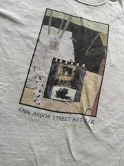 Vintage 2001 Ann Arbor Street Art Fair Michigan Wolverines Size XL