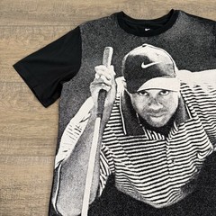 Nike Tiger Woods Mens TW 25th Anniversary Graphic T-Shirt Size Medium Black B14