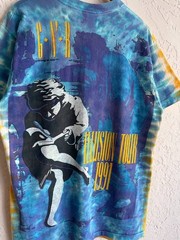 Vintage Guns N’ Roses Use Your Illusion Tour Liquid Blue Single Stitch T-shirt