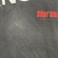 VTG 2000 Y2K Men’s Black HBO The Sopranos ‘Bada Bing!’ Logo T Shirt XXL *Flawed*
