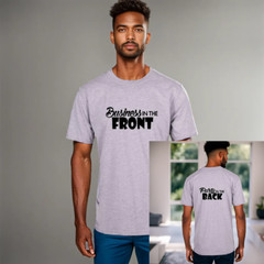 MEN WOMENS TEE TSHIRT UNISEX MULLET HAIR CUT STYLE PARTY BUSINESS FUN GIFT 80S