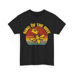 Beekeeping King Of The Hive Beekeeper Apiarist Men Dad T-Shirt
