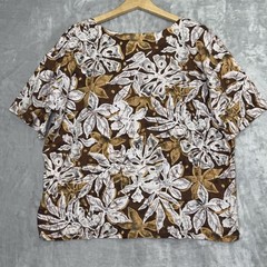 Hilo Hattie Shirt Mens XL Hawaiian Floral Print Made in Hawaii Casual Aloha Top