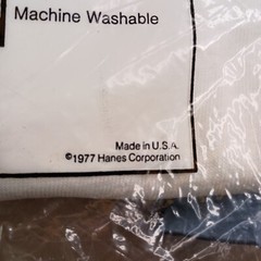 Hanes Vintage Comfort Blend T-Shirts V Neck Men’s M Undershirt NOS 1984 Made USA
