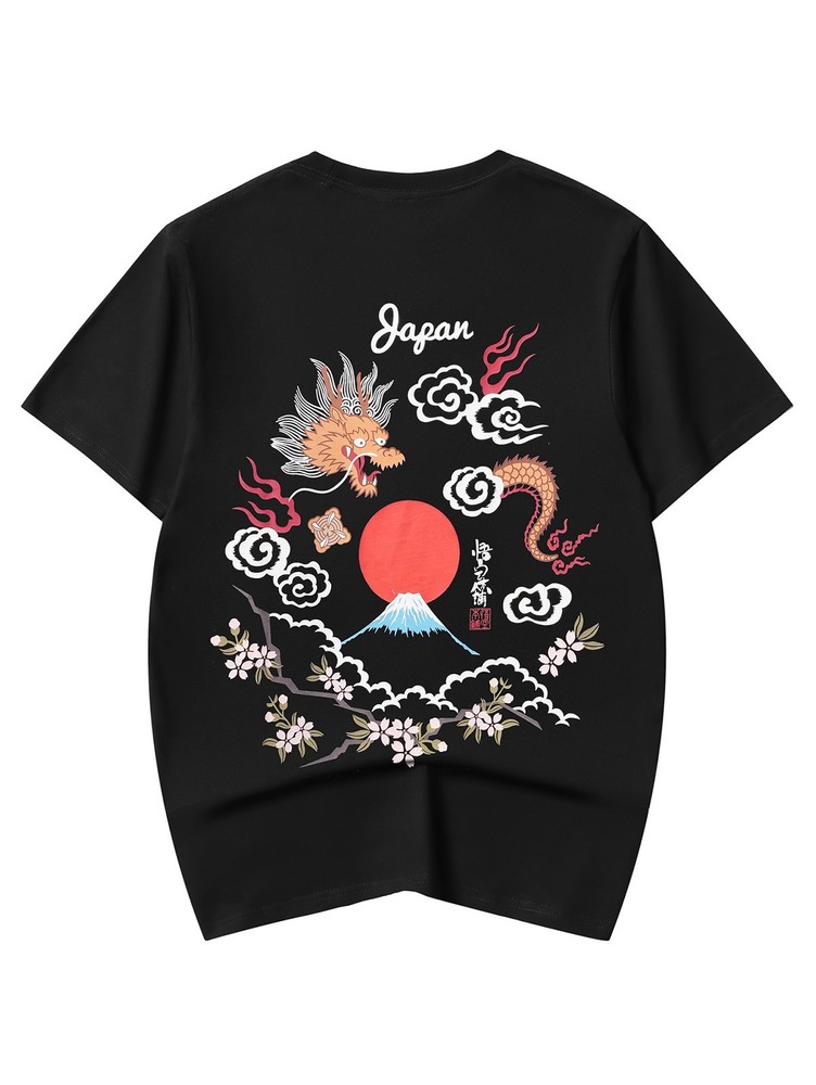 Niepce Men’s Japan All Culture Graphic Tee Japanese Streetwear T-Shirt