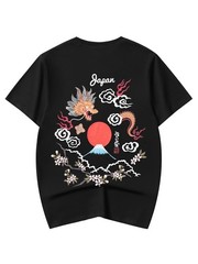 Niepce Men’s Japan All Culture Graphic Tee Japanese Streetwear T-Shirt