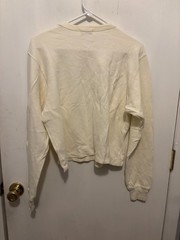 NWT Buck Mason Natural Double Slub Long Sleeve Crew Neck Shirt MEDIUM MSRP $78
