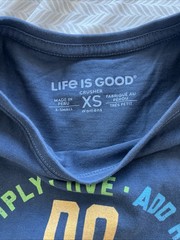 Life Is Good Do The Math Woman’s XS Tshirt