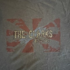 The Clarks Shirt Men Medium Restless Days Long Sleeve Crew Neck Gray Gildan Tag
