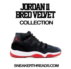 Shirt To Match Jordan 11 Bred Velvet AJ11 – Copped Em Sneaker Tees