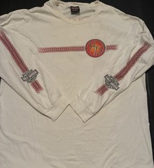 Harley Davidson Long Sleeve Louisiana Gator Crawfish Sleeve Hits Size Xl READ