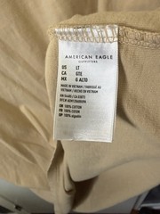 American Eagle Super Soft Standard Fit Tan T Shirt Sz Large Excellent Condition