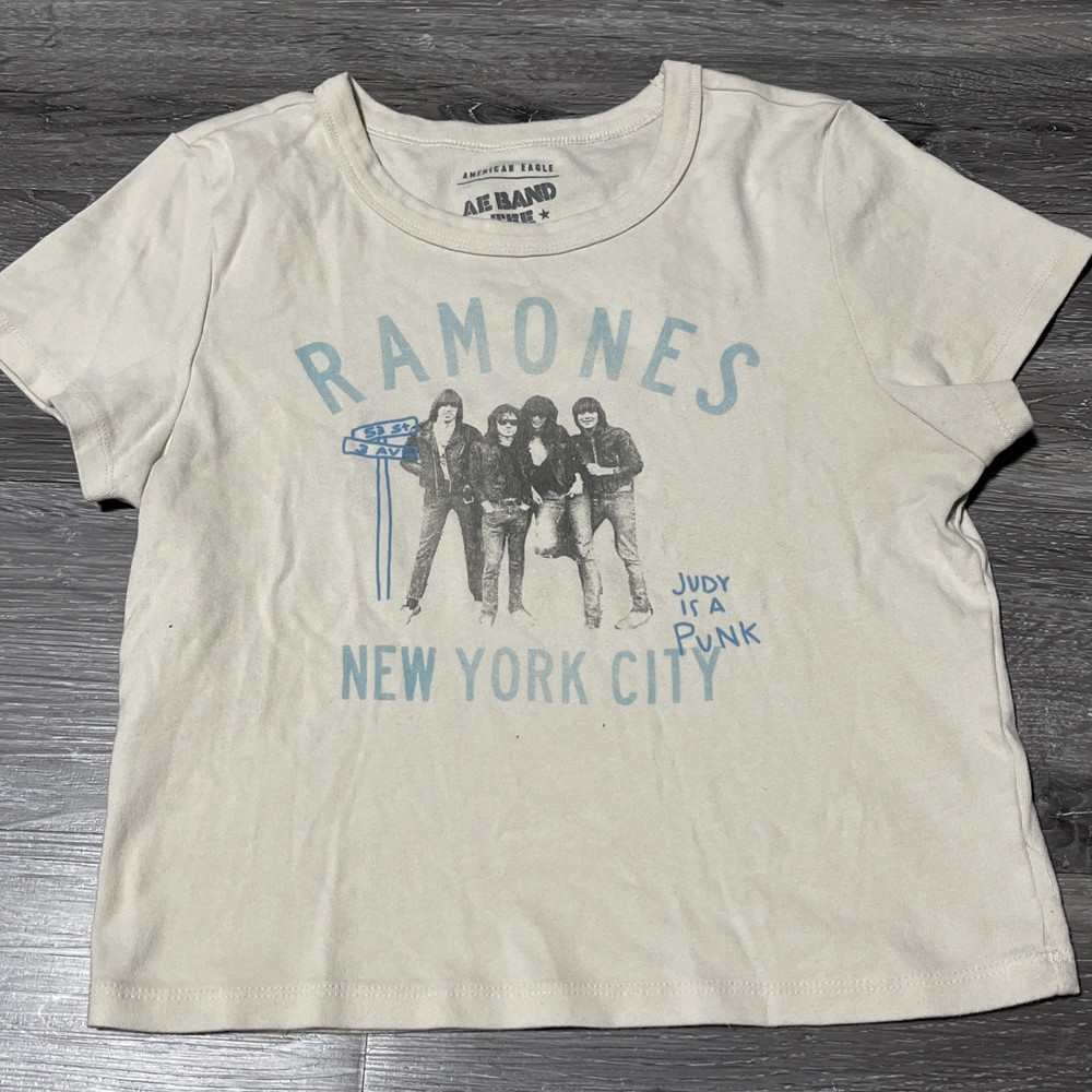 Ramones Cropped AE Band T-shirt