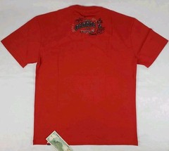 NWT Men’s Avenue George V Paris Red Teddy Bear Rhinestone T Shirt Size XL