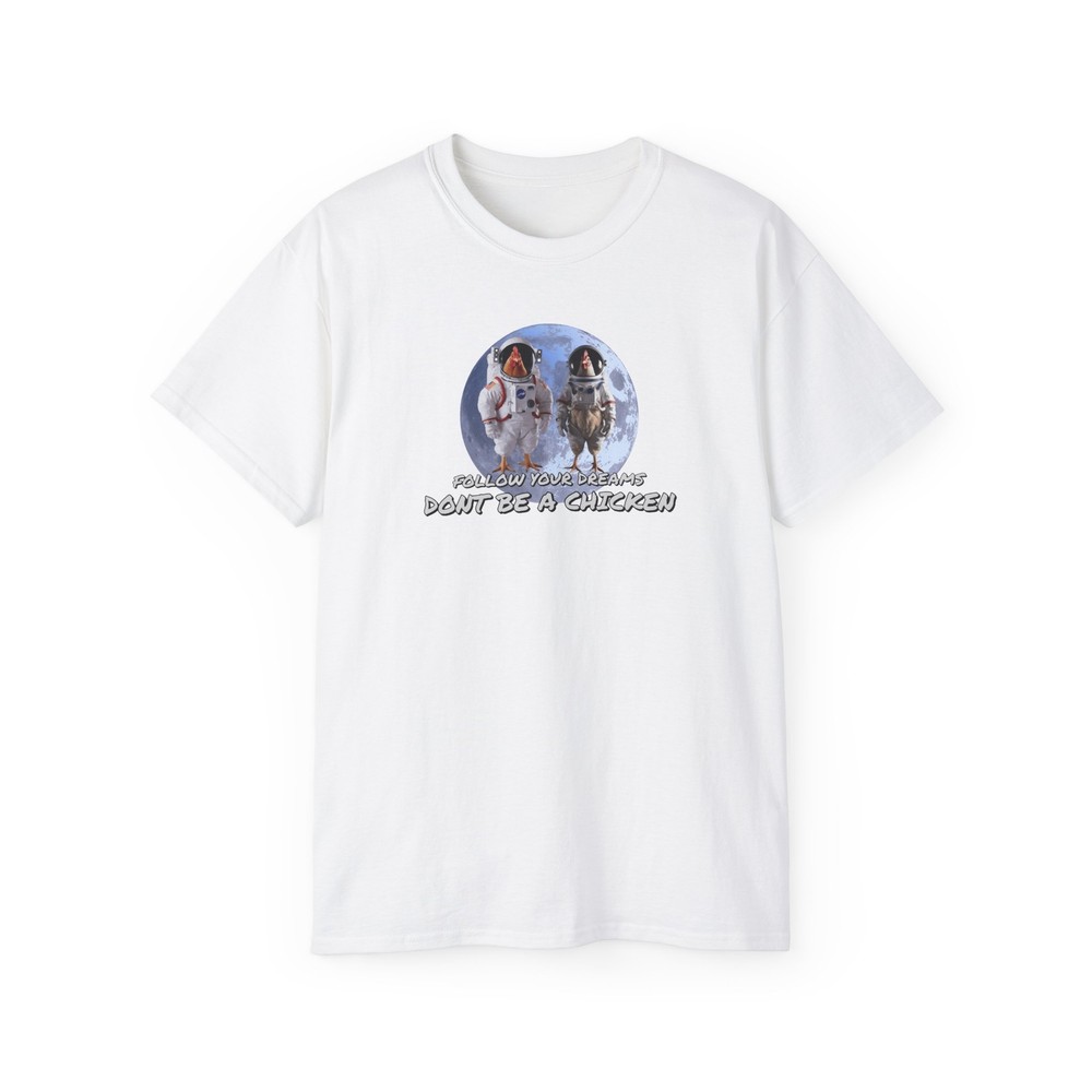 Funny space Chicken Unisex shirt for backyard chicken owners and chicken lovers