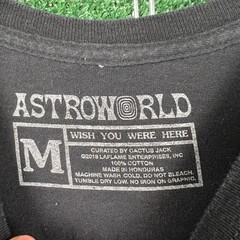 Astroworld T-Shirt Mens M Black Wish You Were Here Skeleton Horse Travis Scott