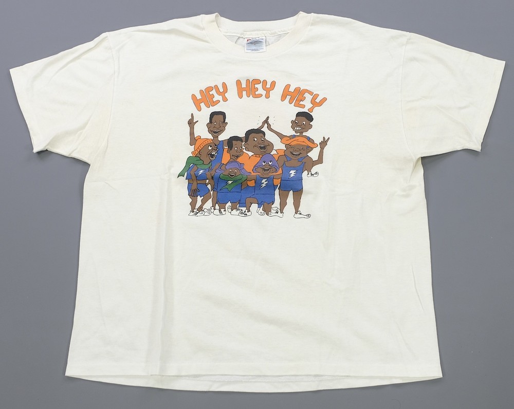 Rare VTG Fat Albert and the Cosby Kids Air Force Cross Country T Shirt 90s SZ XL
