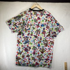 Mens Retro Psychedelic Mushroom T Shirt Trippy Colorful Retro 90s Acid Vibes