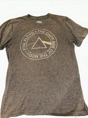 2020 Pink Floyd the dark side of the Moon brownish gray small T-shirt 50% cotton