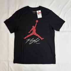 Nike Air Jordan Men’s Black T-Shirt Sz Large Red Jumpman Logo NEW AO0664-010