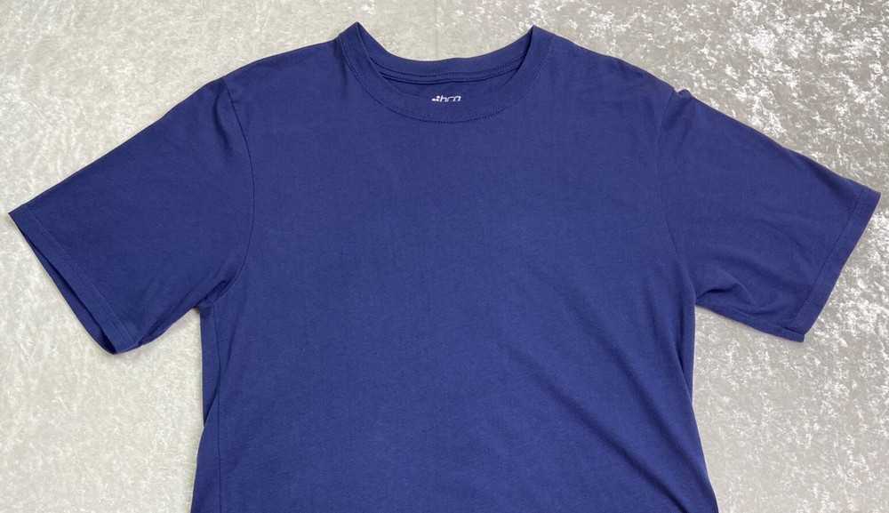 BCG Blue Short Sleeve Crew Neck Ultra Soft T-Shirt Mens Size Medium