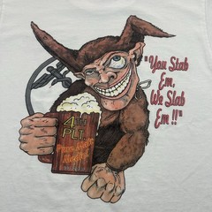 Vintage Military Medicine Obscure Graphic Shirt Size M “You Stab Em We Slab Em”