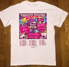 Three 6 Mafia Tour 2025 Basic White Short Sleeve Unisex T shirt Men Women