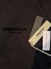 Essentials Fear of God Men’s Black Logo Crew Neck Short Sleeve T-Shirt XL