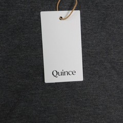 Quince Shirt Mens 2XL Gray Crew Neck Tagless 100% Pima Cotton Luxe Touch NWT