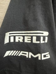 Mercedes Benz AMG Petronas Black Formula 1 Team T-Shirt Mens Size Large