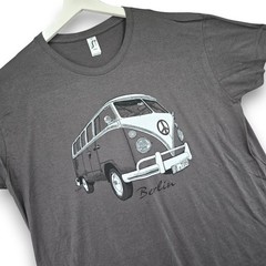 SOL’S REGENT Charcoal Gray VW Bus Berlin Graphic T Shirt Men’s XXL