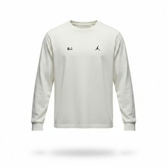 Jordan Long Sleeve Shirt Mens Medium White Flight Graphic Tee