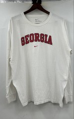 Nike Georgia Bulldogs Center Swoosh Shirt Men’s XL White Red