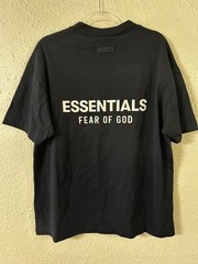 Fear of God Essentials Classic Short Sleeve Crewneck T-Shirt in Jet Black