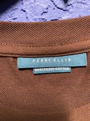 Size Large-Tall Perry Ellis Mens Tee Shirt Big and Tall Texture Block 4HSK7652RT