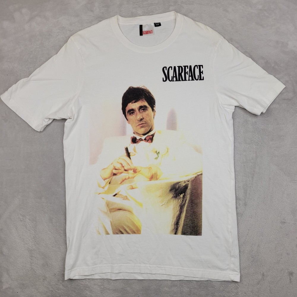 Scarface Shirt Men Medium Mafia Gangster Mobs Tony Montana Al Pacino Miami Adult