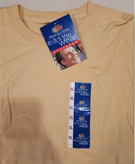 Vintage Fruit Of The Loom Easy To Wear Men’s T-Shirt Yellow Size XL NWT