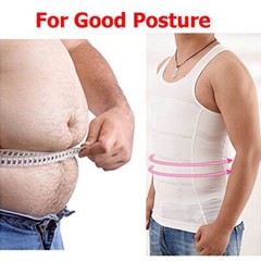 Fajas Para Hombres Faja Reductora De Hombre Men Body Shapers Abdomen Control Tee