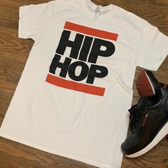 Classic Hip-Hop White Shirt Throwback Size X Large