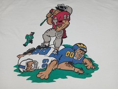 Vintage Ohio State Rose Bowl 80’s T Shirt Mens Size XL NCAA College Football